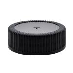 Ribbed Black Screw Cap 33 400
