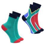 Kids Socks 2-PACK Size 9-12 Sa Flag