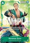Roronoa Zoro Welcome Pack 2026 VOL.1 One Piece Promotion Cards - Damaged