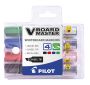 V Board Master Chisel Tip Whiteboard Markers - Wallet Of 4 Colours