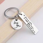 Creative Couple Key Chain - Hot Selling Safe Driving & Creative Design In Black Stainless Steel