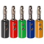 Banana Plugs Nickel Plated - Blue X 1