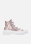 Converse Chuck Taylor All Star Lugged Glitter + Gleam - Apricot Red blush Hush white