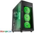 Raidmax Alpha Prime Rgb LED Tempered Glass Side front Gpu 390MM Atx Gaming Chassis Black End Of Life