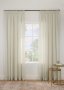 Savannah Stripe Longer Length Taped Sheer Curtain 260CM W X 250CM L