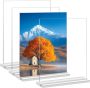 4 Pack A4 Clear Picture Frames Holder Standing Acrylic Picture Frames