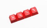 Counter Strike 2 CSGO 4 Piece Themed Keycaps For Mechanical Keyboard