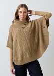 Split Collar Poncho