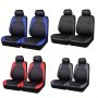 Fit Faux Leather Car Seat Covers - 5pcs Set All-Weather Sponge Padding Easy Clean Hand/Dry Washable