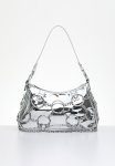 Bridge Metallic Shoulder Bag - Silver