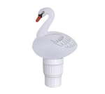 Solac Solar LED Inflatable Swan Chlorine Floater