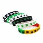 Killer Deals Marijuana Leaf Silicone Wristbands Rubber Bracelet - Best Bargains Online