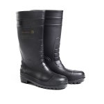 Spartacus Black black – Steel Toe Cap And Midsole Stcm Acid & Oil Resistant Gumboot Stcm