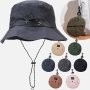 Temu Hands-free Umbrella Hat – Waterproof Bucket for Fishing Hiking
