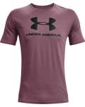 Men's Ua Sportstyle Logo Short Sleeve - Ash Plum XL
