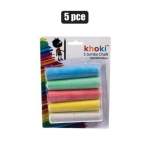 Playground Jumbo Chalk 5 Assorted Colours