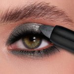 Shimmery Monochrome Eyeshadow Pencil - Waterproof Long-lasting Eye Makeup In Black Blue Pink Purple Fair - 9 Color Glitter Eye L