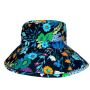 Lumo Floral Extra Wide Brim Ladies Bucket Sun Hat