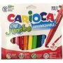 Jumbo Markers In Assorted Colours - Maxi Tip 12 Pack