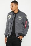 Alpha Industries MA-1 Nasa Reflective - Black