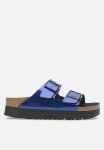 Birkenstock Arizona Platform Narrow - Metallic Blue