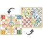 Snakes & Ladders / Ludo Game Wood