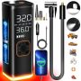 Car Tire Inflator Portable Air Compressor 12V Dc Air Pump For Car Tires 150PSI Portable Car Tire Inflator With Pressure Gauge/led Light 20000MAH Po