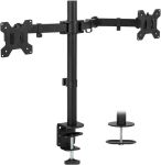 17 To 32 Inch Dual Articulating Monitor Desktop Mount Bracket
