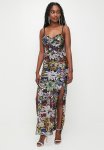 Sissy Boy Somewhere Else: Maxi Dress With Cups And Slit Details - Multi