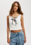 Cotton On Ruby Broderie Cami - White