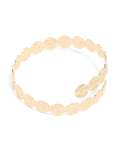 Goldair Gold Hammered Disc Wrap Around Arm Cuff