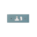 Power Skirting Socket Covers Crabtree 13A 3PIN 4556H - Various Colours - Sand Paper Black