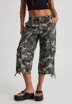 Woven Capri Cargo - Camo