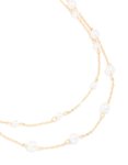 Goldair Gold Pearl Layered Necklace
