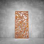 Laser Cut Screen - Design 115 - 1040 X 535 X 20 Rust Coat Outdoor