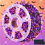 Kemooie 500 LED Halloween Lights 164FT 8 Lighting Modes Plug In Waterproof Fairy Lights For Outdoor Tree Party Garden Balcony Ha
