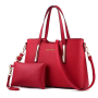 Noumiqiay Luxury Women Pu Leather Shoulder Crossbody Bag Handbags Set - Red