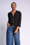 Black Woven Top