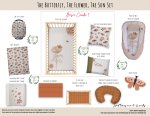 Cot Duvet Bedding The Butterfly The Flower The Sun Set