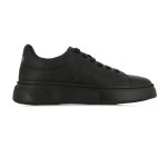 Leather Trainers -black