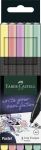 Faber-Castell Grip Finepen Pastel 0.4 Nib Cardboard Wallet Of 5