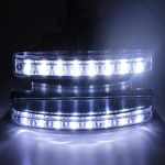 Daylight Head Lamp Super White 12V Dc Car Daytime Running Light 2PCE 8 LED
