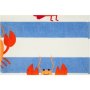 Clicks Lobster Striped Beach Towel 90 X 150cm