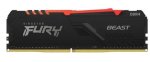 Kingston KF426C16BBA 32 Fury Beast Rgb 32GB 1X32GB DDR4-2666MHZ CL16 1.2V Black Desktop Memory