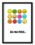 Decor Print All The Feels - Unframed Print A3