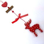 Red Raindeer Ornament - Factory Plaza