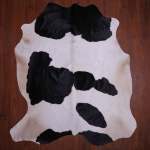 A Grade Nguni Hide 578 Black white L - Large Black white Panelled