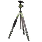 Pro.j Professional Carbon Fibre Tripod 15KG Capacity Green 45872GN