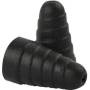 PLUGFONES Replacement Foam Ear Bud Black 10 Pack 5 Pairs