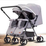 Reversible Double Twin Double Stroller - Green